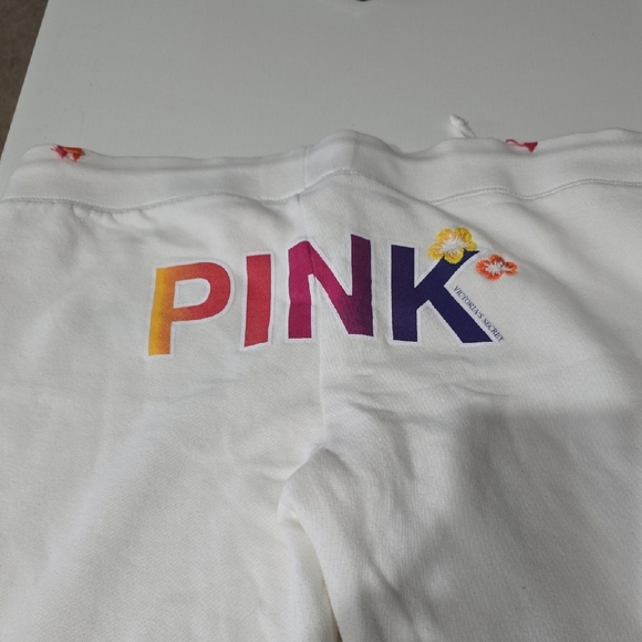 Vs PINK My Favorite Sweats Rainbow Used Large - Picture 1 of 3